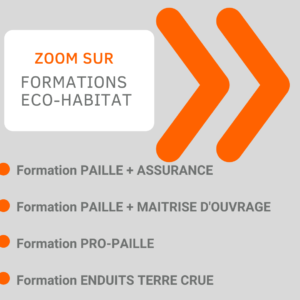 Zoom sur les formations éco-construction